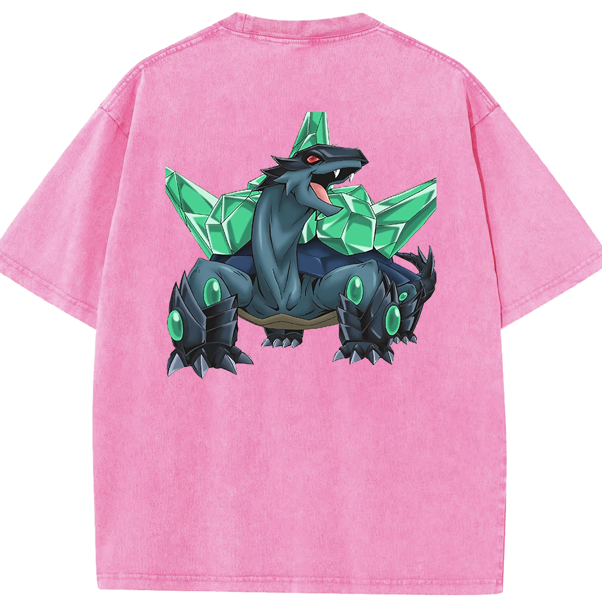 （画像用） 遊☆戯☆王 Yu-Gi-Oh! 綿100% ヴィンテージ風 半袖Tシャツ（背面プリント）